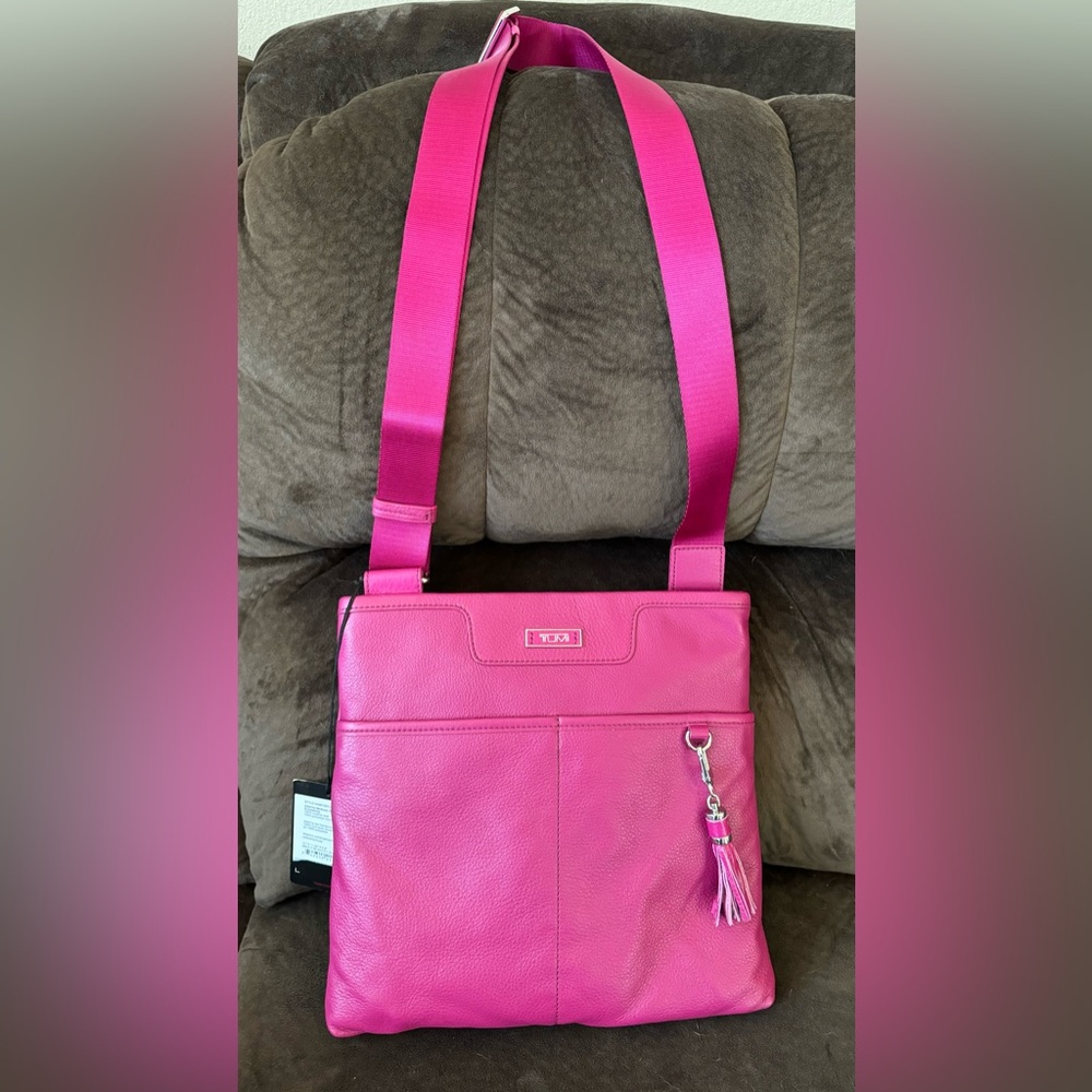 Tumi Pink Crossbody Bag